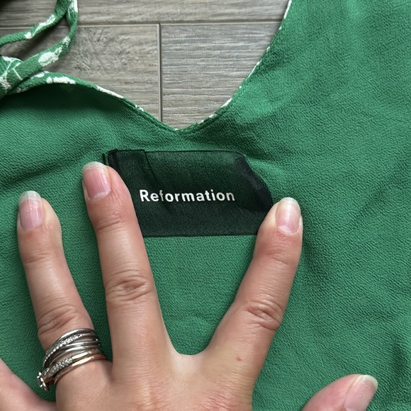 Reformation wrap dress/top size small - Picture 3 of 6